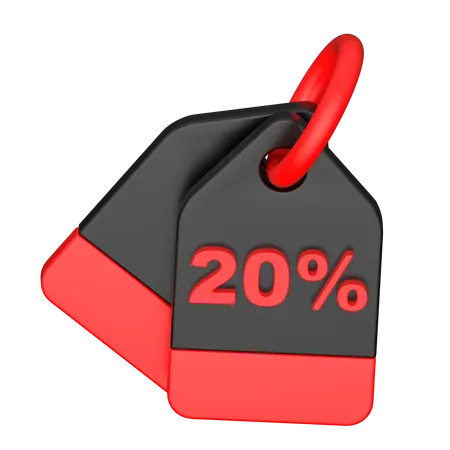 Tag  3D Icon