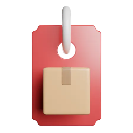 Tag  3D Icon