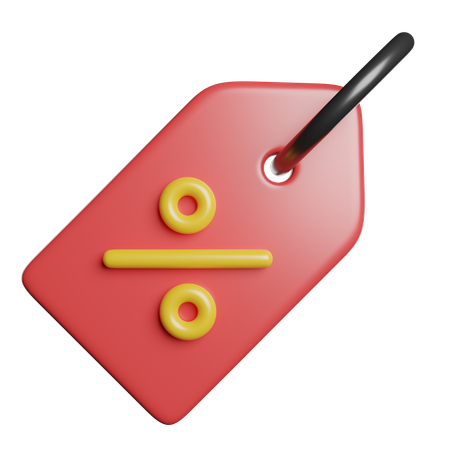 Tag  3D Icon