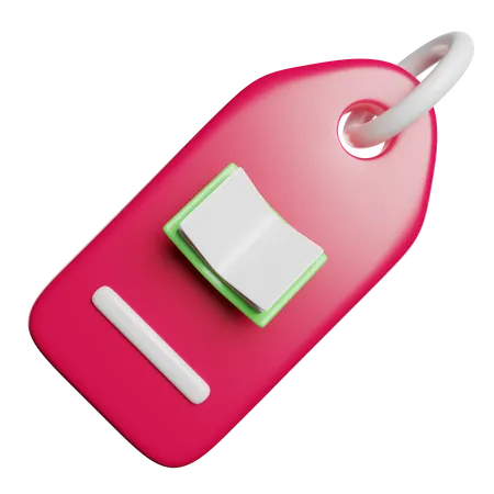 Tag  3D Icon