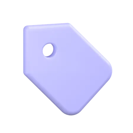 Tag  3D Icon