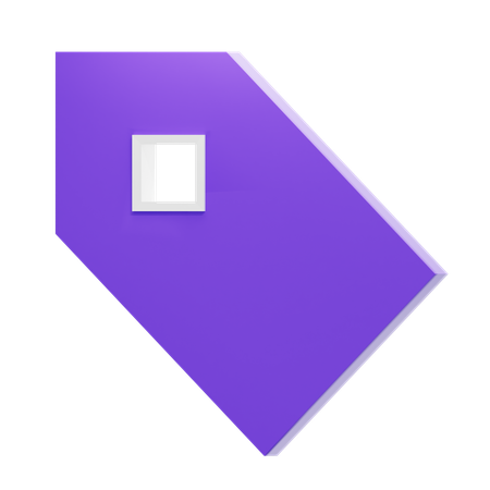 Tag  3D Icon