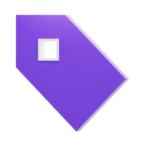 Tag  3D Icon