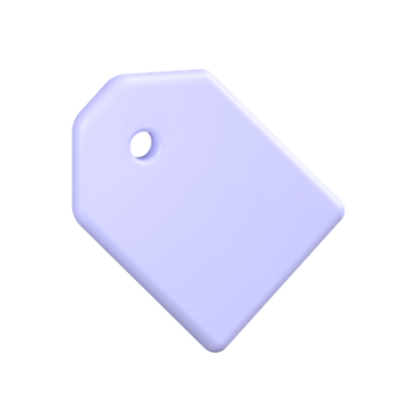 Tag  3D Icon