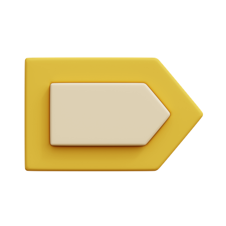 Tag  3D Icon