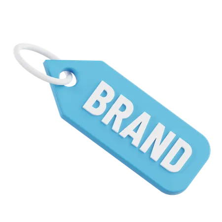 Tag Brand  3D Icon