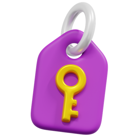 Chave de etiqueta  3D Icon