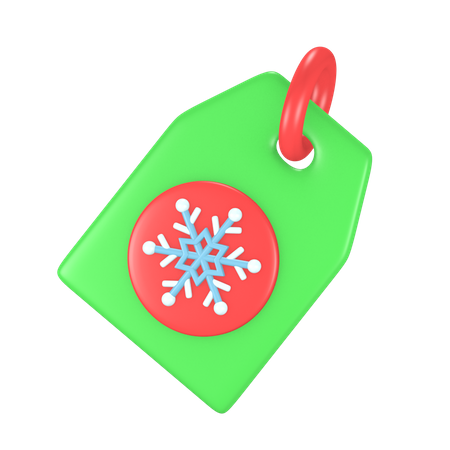 Tag Discount  3D Icon