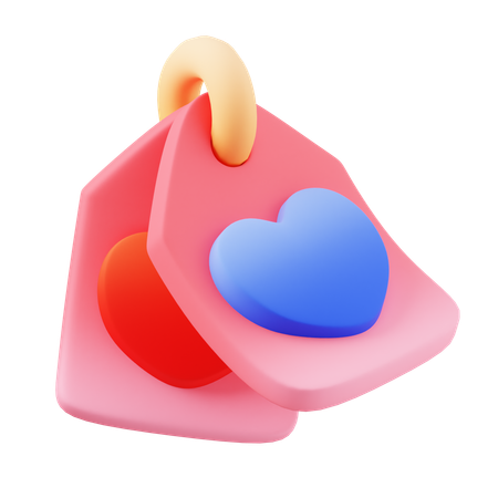 태그 사랑  3D Icon
