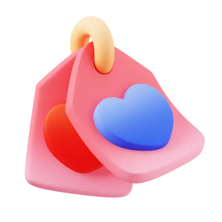 태그 사랑  3D Icon
