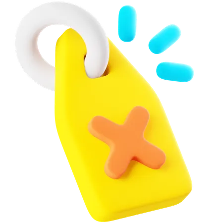 Tag Missing  3D Icon