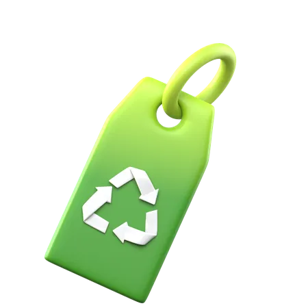 Tag Recycling  3D Icon