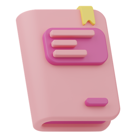 Tagebuch  3D Icon