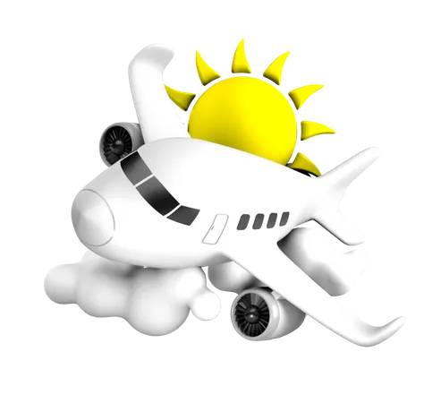 Tagesflug  3D Icon