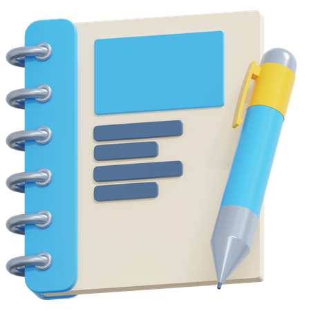 Tägliches Journaling  3D Icon