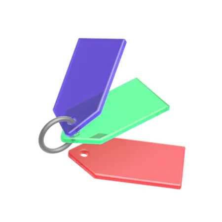 Tags  3D Icon