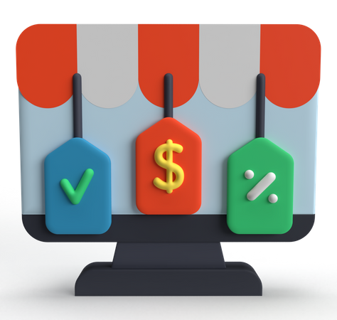 Tags  3D Icon