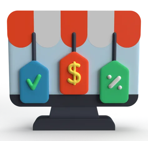 Tags  3D Icon