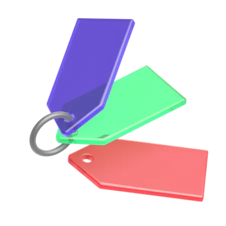 Tags  3D Icon