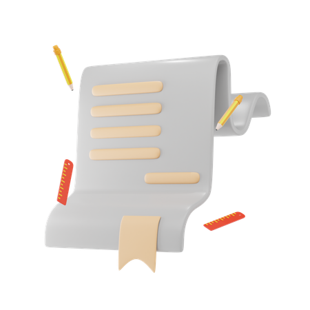 Tags Document File  3D Icon