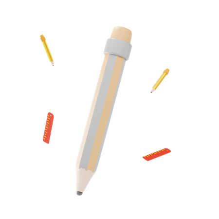 Tags Pencil  3D Icon