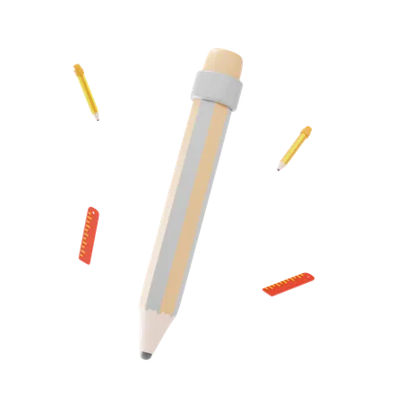 Tags Pencil  3D Icon