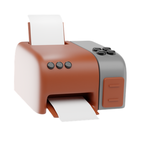 Tags Printer  3D Icon