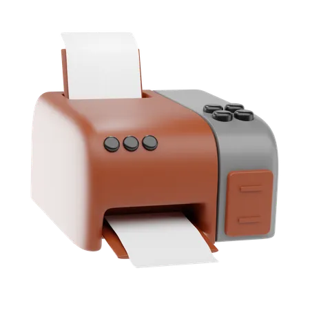 Tags Printer  3D Icon