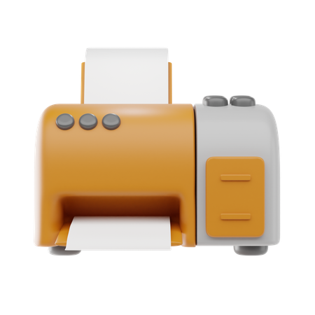 Tags Printer  3D Icon