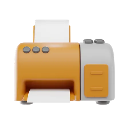 Tags Printer  3D Icon