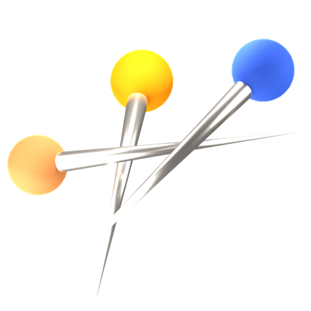 Tailor Pin  3D Icon
