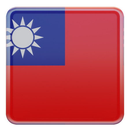 Taiwan Republik China Flagge  3D Flag