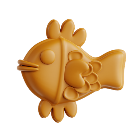 Taiyaki  3D Icon