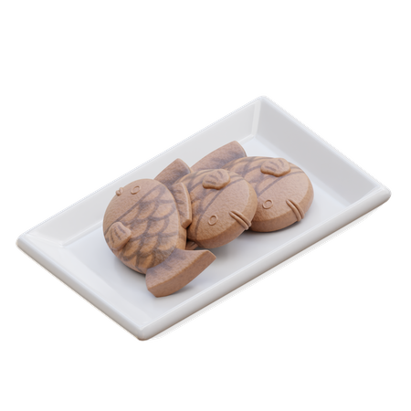 Taiyaki  3D Icon