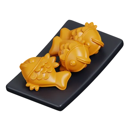 Taiyaki  3D Icon