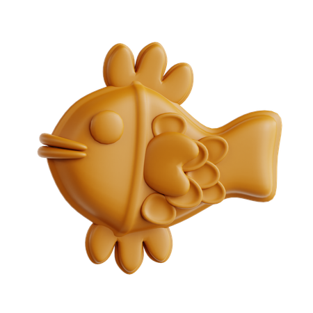 Taiyaki  3D Icon