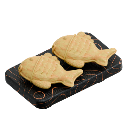 Taiyaki  3D Icon