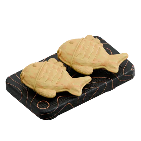 Taiyaki  3D Icon