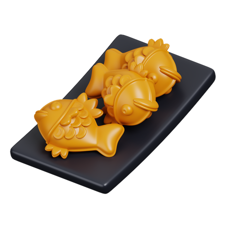Taiyaki  3D Icon