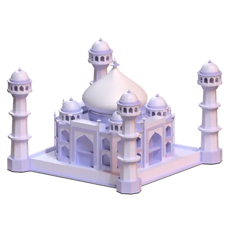 Taj Mahal  3D Icon