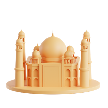 Taj Mahal  3D Icon