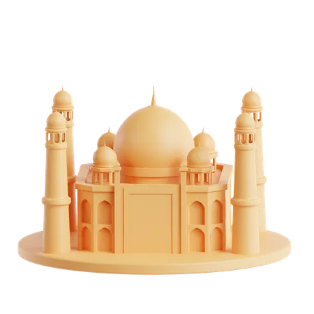 Taj Mahal  3D Icon