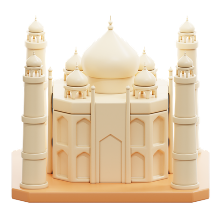 Taj Mahal  3D Icon