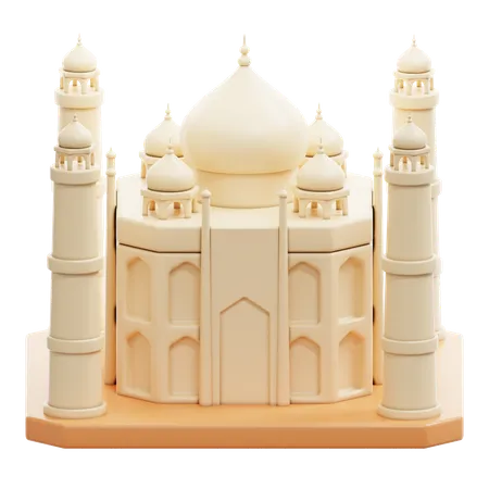 Taj Mahal  3D Icon