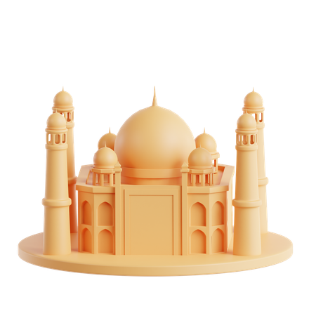 Taj Mahal  3D Icon