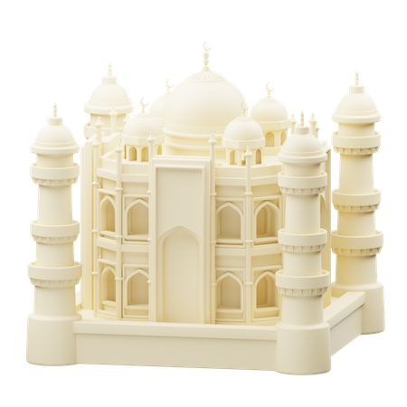 Taj Mahal  3D Icon