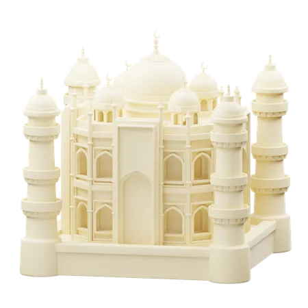 Taj Mahal  3D Icon