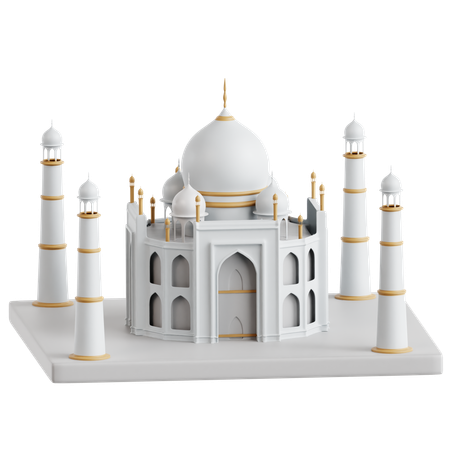 Taj Mahal  3D Icon