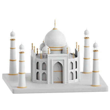 Taj Mahal  3D Icon