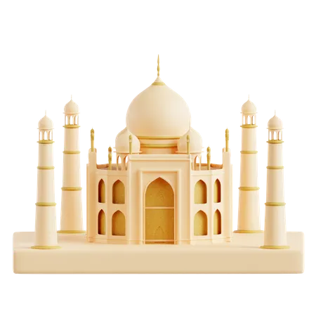 Taj Mahal  3D Icon